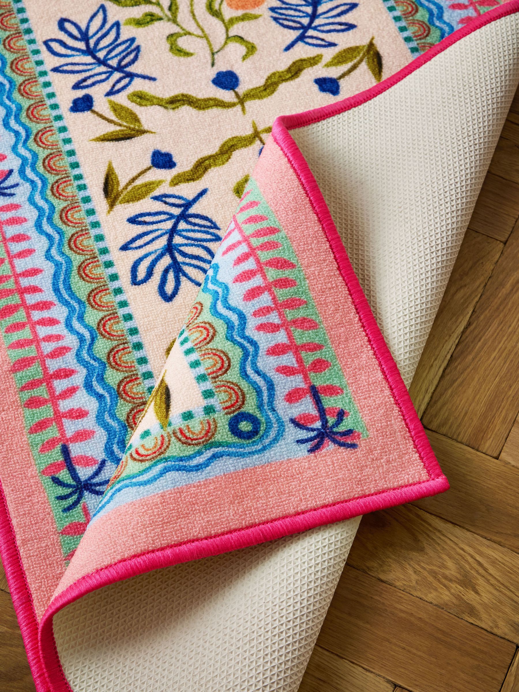 Buy Multi Washable Bright Floral Print Runner from the Next UK online shop