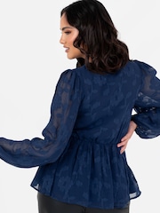 Lovedrobe Burnout Long Sleeve Top - Image 2 of 4