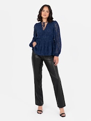 Lovedrobe Burnout Long Sleeve Top - Image 3 of 4