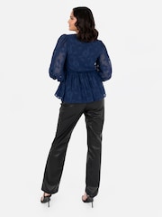 Lovedrobe Burnout Long Sleeve Top - Image 4 of 4