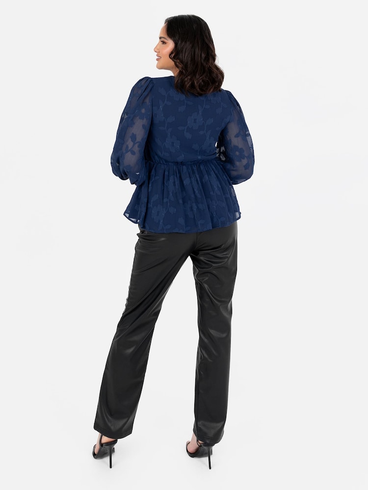 Lovedrobe Burnout Long Sleeve Top - Image 4 of 4