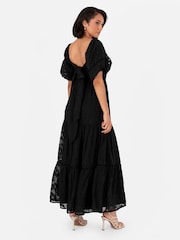 Lovedrobe Burnout Puff Sleeve Maxi Dress - Image 5 of 6