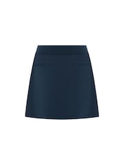 Original Penguin Golf Asymmetrical Blue Skort with Pleated Detail - Image 5 of 5