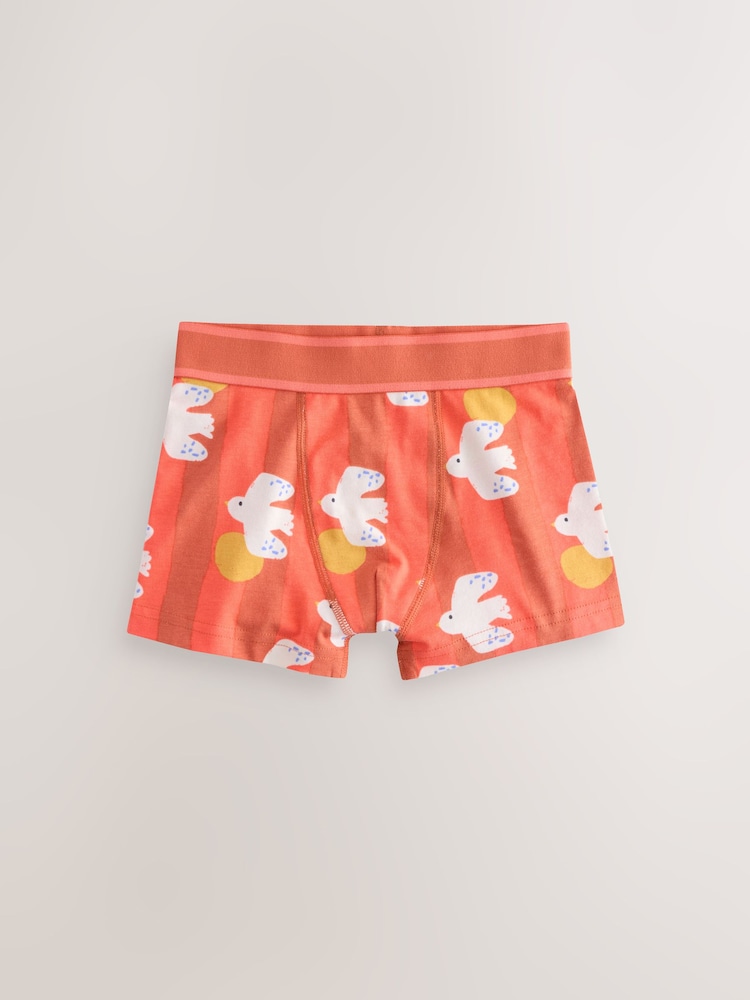 Multi Stripe Sea Print Boxers 5 Pack (1.5-16yrs) - Image 3 of 9