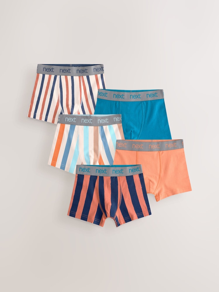 Mehrfarbig gestreift - Pattern Trunks 5 Pack (1.5-16yrs) - Bild 1 von 9 Mehrfarbig gestreift - Pattern Trunks 5 Pack (1.5-16yrs) - Bild 1 von 9