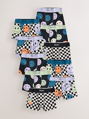 Happy Face Check Trunks 10 Pack (1.5-16yrs) - Image 1 of 14