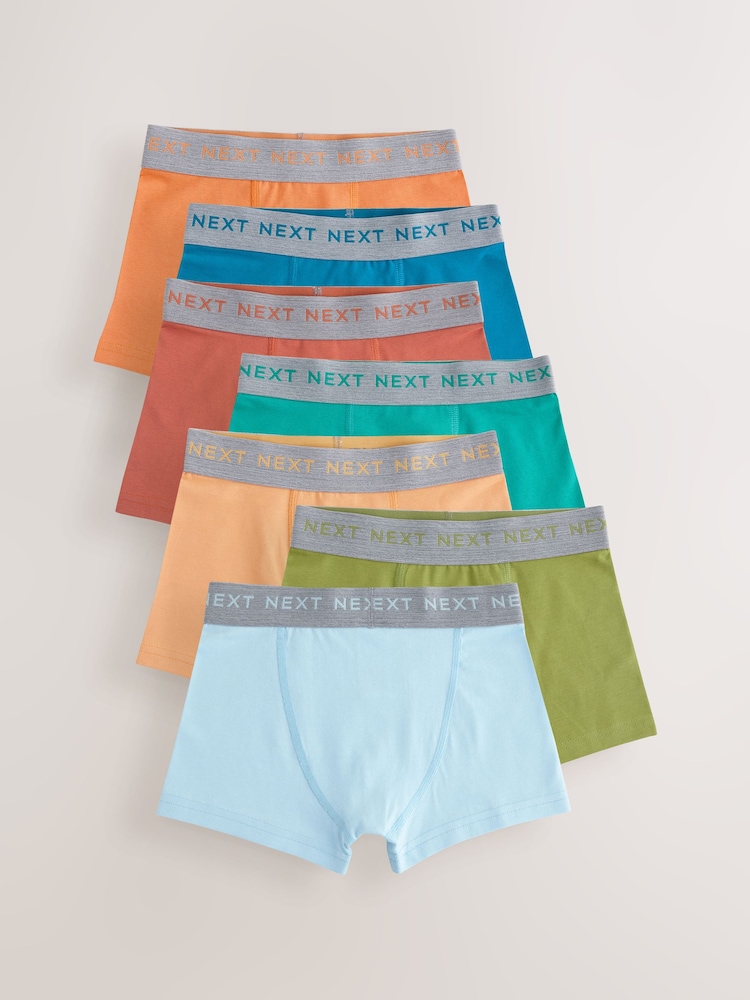 Muted Tones Trunks 7 Pack (2-16yrs) - Image 1 of 11
