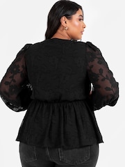 Lovedrobe Burnout Long Sleeve Top - Image 2 of 6