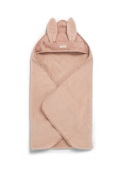 Mamas & Papas Pink Welcome To The World Wildflower Hooded 100% Cotton Towel - Image 4 of 5