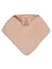 Mamas & Papas Pink Welcome To The World Wildflower Hooded 100% Cotton Towel - Image 5 of 5