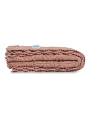 Mamas & Papas Pink Welcome To The World Wildflower Knitted Blanket - Image 4 of 6