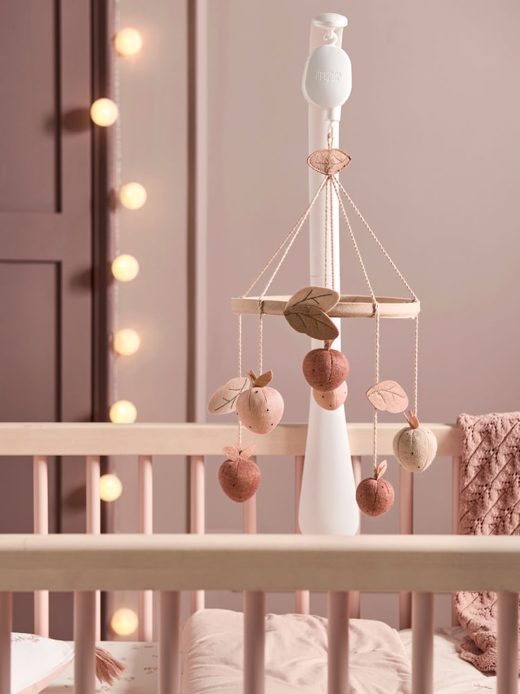 Mamas & Papas Pink Welcome To The World Wildflower Strawberry Cot Mobile - Image 1 of 5
