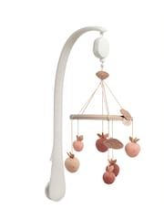 Mamas & Papas Pink Welcome To The World Wildflower Strawberry Cot Mobile - Image 2 of 5