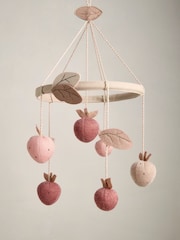 Mamas & Papas Pink Welcome To The World Wildflower Strawberry Cot Mobile - Image 3 of 5