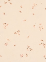 Mamas & Papas Pink Welcome To The World Wildflower Cotbed Sheets 2 Pack - Image 7 of 8