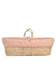Mamas & Papas Pink Welcome To The World Wildflower Moses Basket - Image 3 of 6