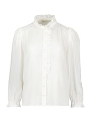 Baukjen Cream Aurora Frill Neck Sheer Blouse - Image 5 of 5