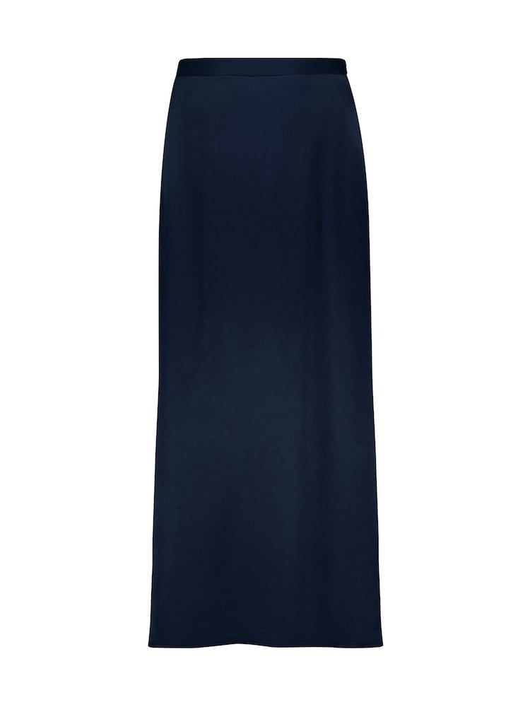 Baukjen Blue Doris Satin Slip Skirt - Image 5 of 5