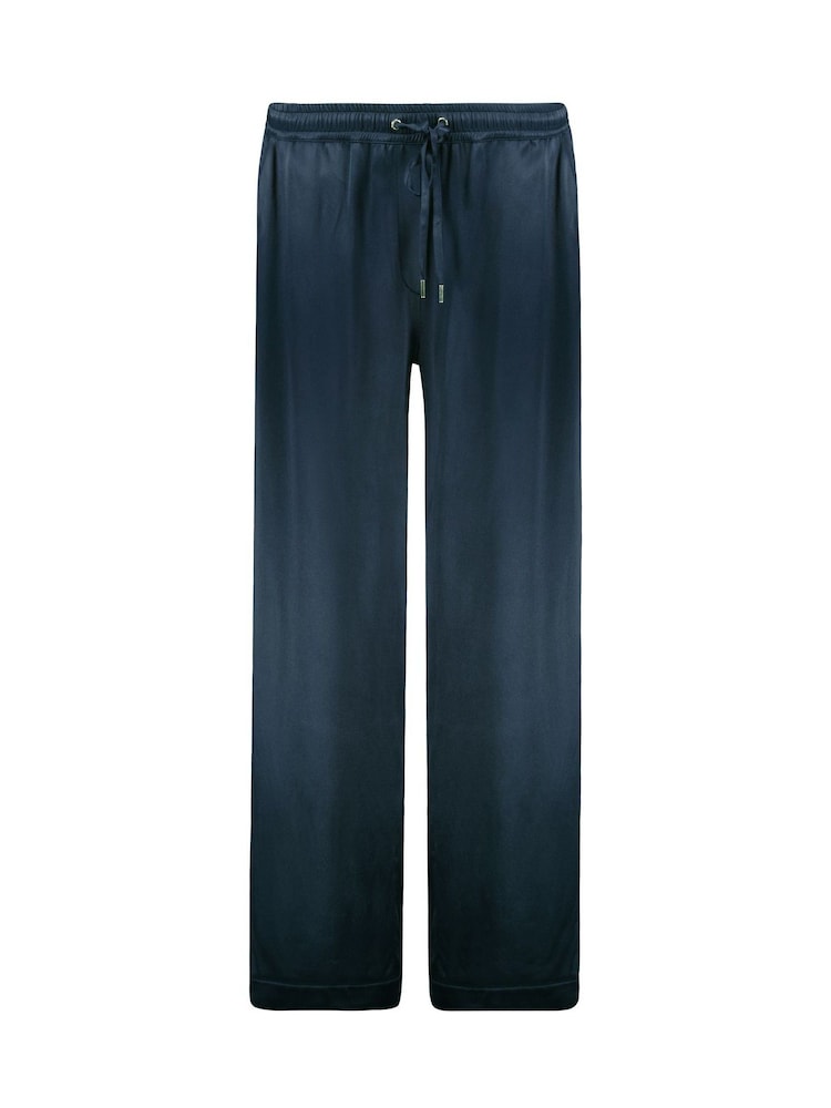 Baukjen – Monica – Satinhose mit weitem Bein, Blau - Bild 5 von 5 Baukjen – Monica – Satinhose mit weitem Bein, Blau - Bild 5 von 5