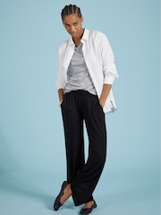 Baukjen Grey Krystea Luxe Crew Neck Top - Image 3 of 4