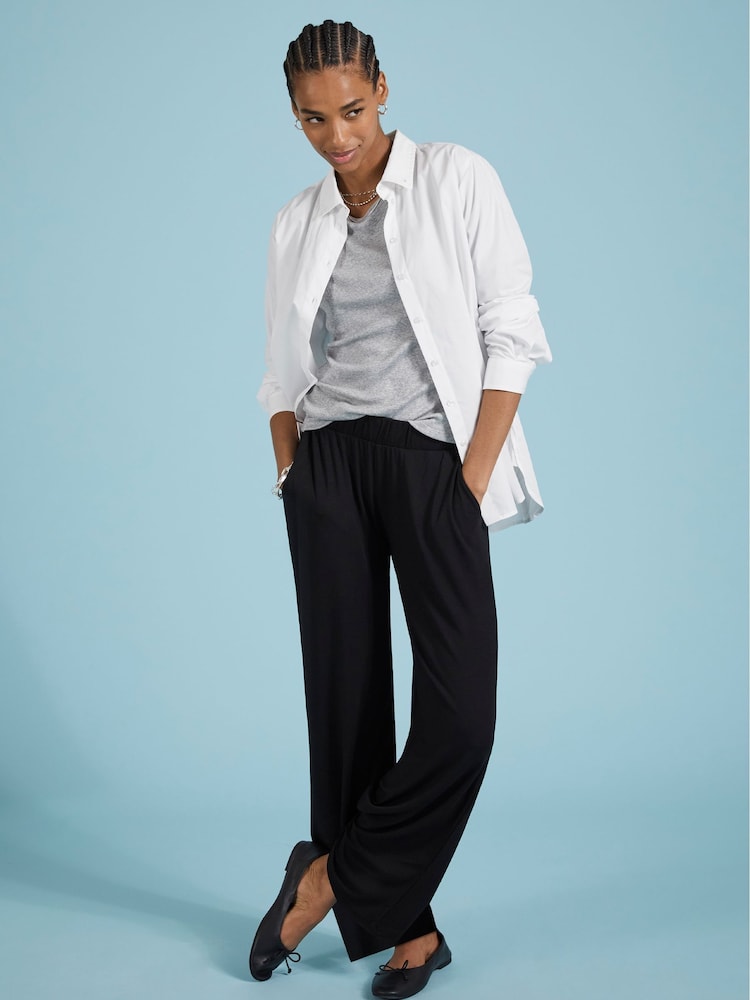 Baukjen Grey Krystea Luxe Crew Neck Top - Image 3 of 4