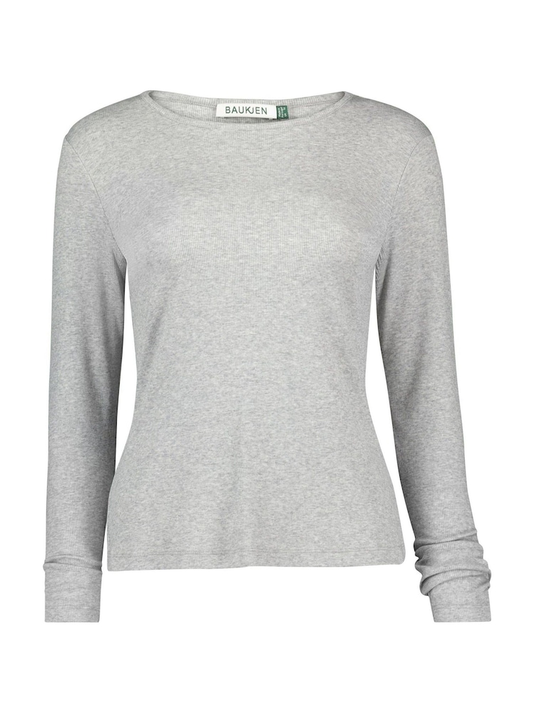 Baukjen Grey Krystea Luxe Crew Neck Top - Image 4 of 4