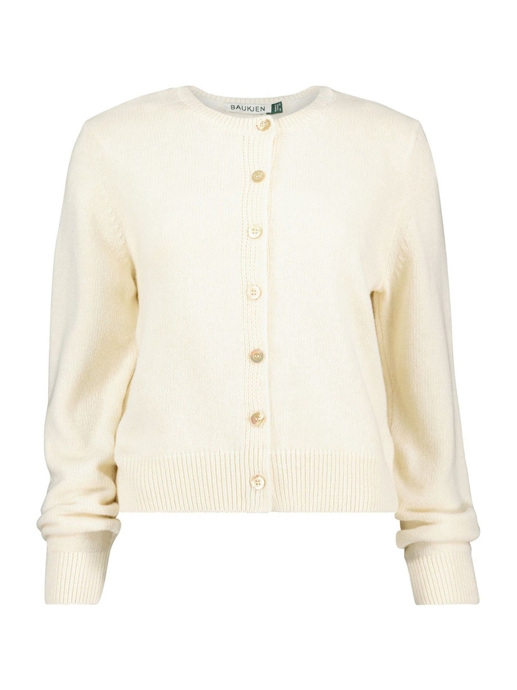 Baukjen Cream Marie Recycled Wool Blend Cardigan - Image 5 of 5