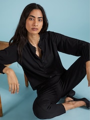 Baukjen Caroline Black Blouse with Lenzing™ Ecovero™ - Image 2 of 5