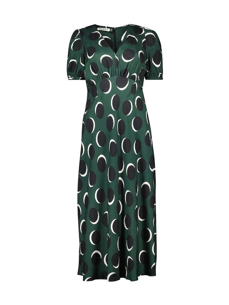 Baukjen Green Kaydence Printed Midi Tea Dress with Livaeco - Bild 5 von 5 Baukjen Green Kaydence Printed Midi Tea Dress with Livaeco - Bild 5 von 5