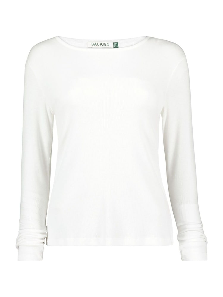 Baukjen Krystea Luxe Crew Neck White Top - Image 5 of 5