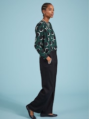 Baukjen Green Dottie Printed Blouse - Image 2 of 5