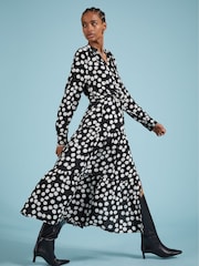 Baukjen Cornelia Maxi Shirt Black Dress - Изображение 1 из 4