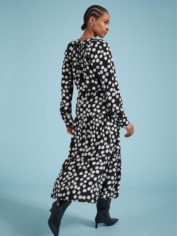 Baukjen Cornelia Maxi Shirt Black Dress - Изображение 2 из 4