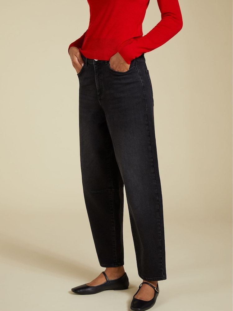 Baukjen Stretch Cotton Horseshoe Black Jeans - Image 2 of 5