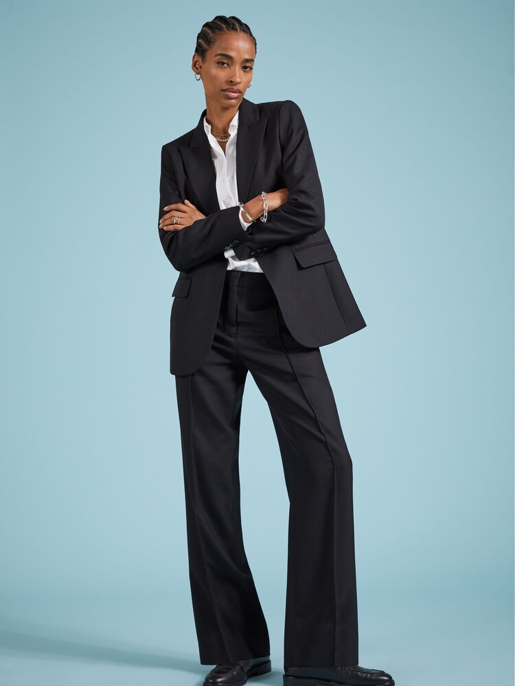 Baukjen Skye Responsible Wool Black Trousers - Image 1 of 4