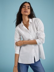 Baukjen Lesley 100% Cotton White Shirt - Image 3 of 4