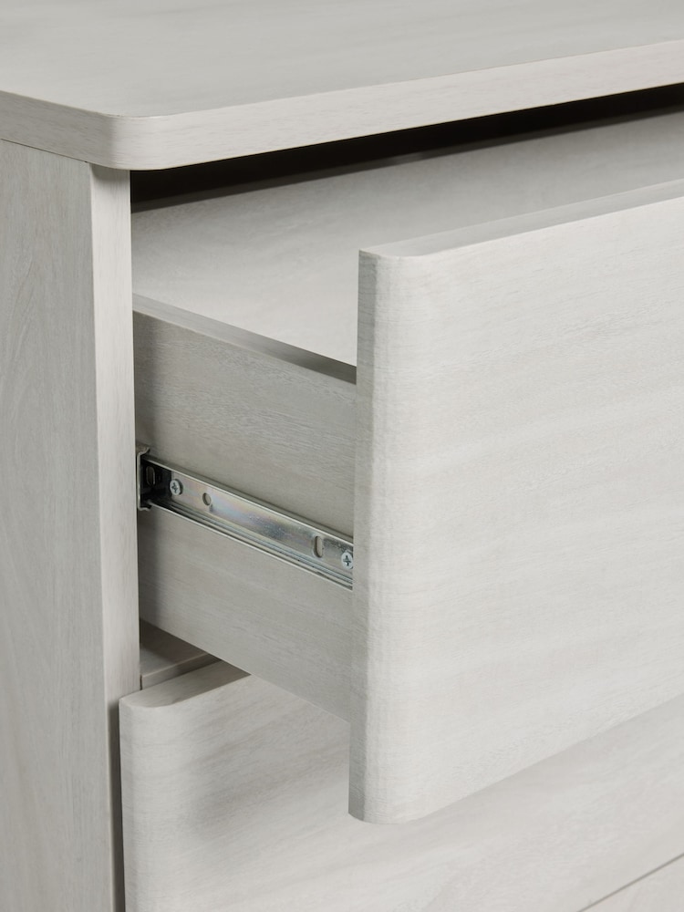 Light Evie Oak Effect 6 Drawer Chest of Drawers - Image 8 of 8