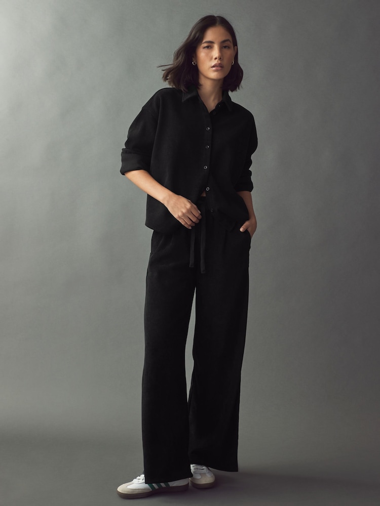 Zwart - Corduroy overhemd - Image 4 of 8