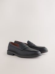Black Chunky Saddle Loafers - Image 2 of 5
