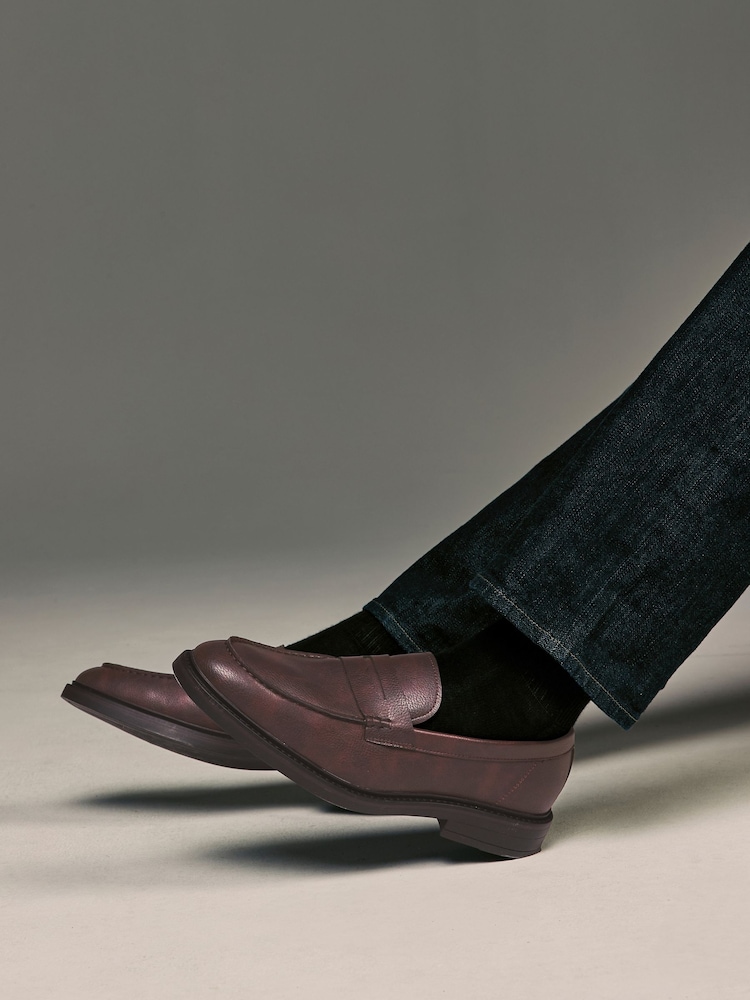 Brown Chunky Saddle Loafers - Image 1 of 7