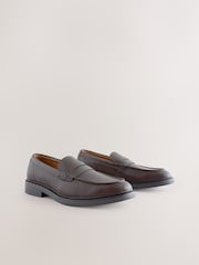 Brown Chunky Saddle Loafers - Image 3 of 7