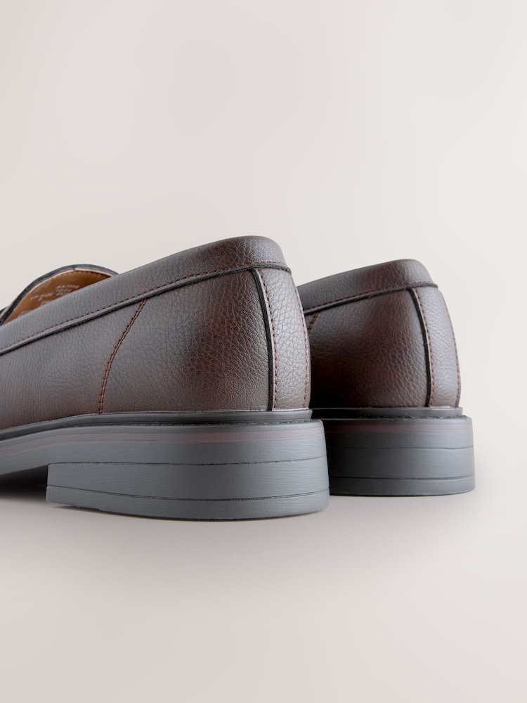 Brown Chunky Saddle Loafers - Image 7 of 7