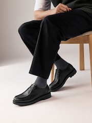 Black Apron Front Shoes - Image 1 of 6