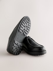 Black Apron Front Shoes - Image 5 of 6
