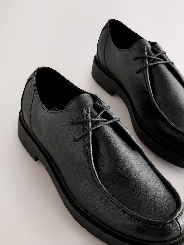 Black Apron Front Shoes - Image 6 of 6