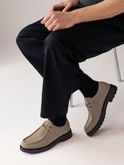 Taupe Apron Front Shoes - Image 1 of 6