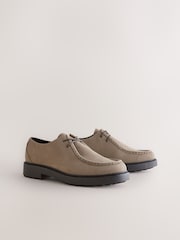 Taupe Apron Front Shoes - Image 2 of 6