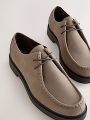Taupe Apron Front Shoes - Image 5 of 6