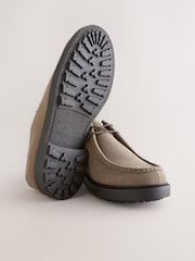 Taupe Apron Front Shoes - Image 6 of 6