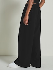 LES 100 CIELS Black Reiss | Les 100 Ciels Twill Trousers with Wool - Image 4 of 7